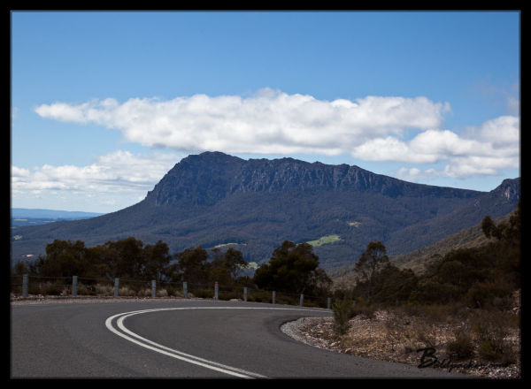 Beautiful Views over Tasmania during our Campervan Road Trip