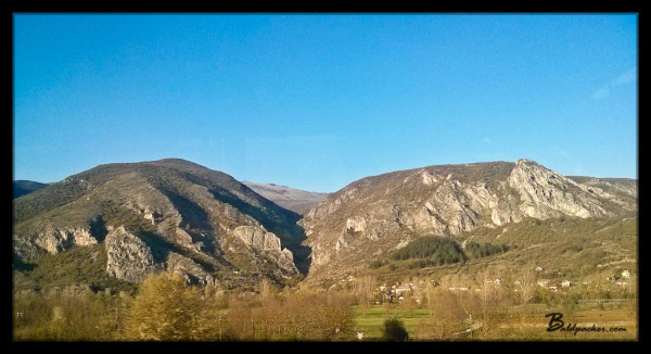 Mountain Views on Bus from Sofia to Nis