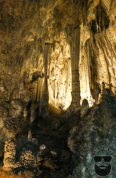 Columns in Carlsbad Cavern