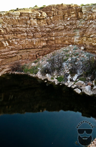 One of the Sinkhole Lakes at Bottomless Lakes State Park, NM
